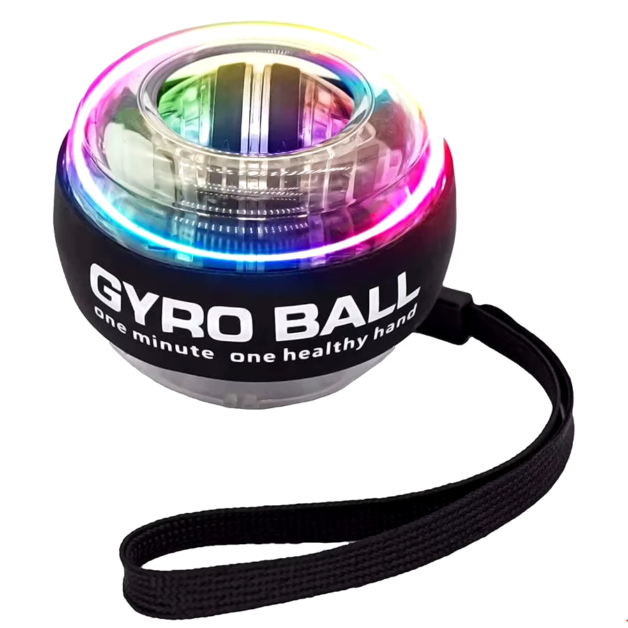 LED Wrist Power Trainer Ball Self-Starting Gyro Ball Power Ball Arm Hand Muscle Force Fitness Exercise Equipment Strengthener