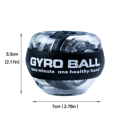 LED Wrist Power Trainer Ball Self-Starting Gyro Ball Power Ball Arm Hand Muscle Force Fitness Exercise Equipment Strengthener